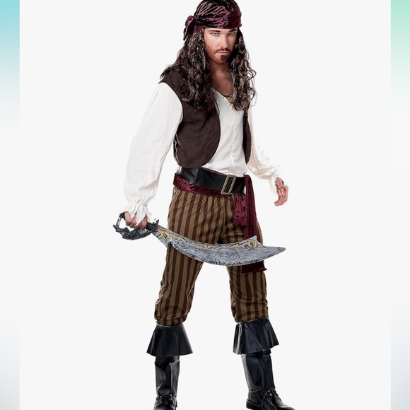 California Costumes Other - NWT Men's Rogue Pirate Costume adult Halloween costume size Large 42-44
